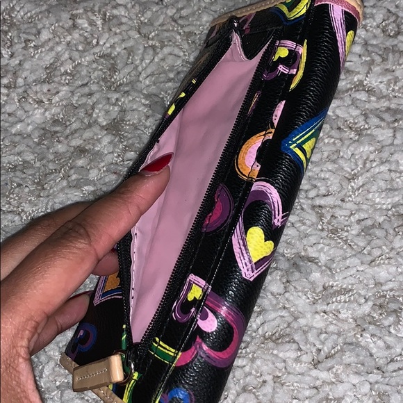 Multicolored Heart Snap Wallet - Picture 4 of 8